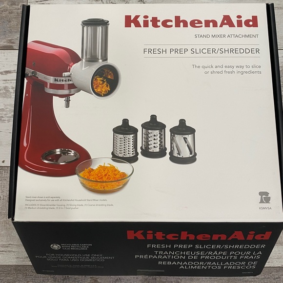 KitchenAid Kitchen Kitchenaid Shredder Slicer Attachment For Stand